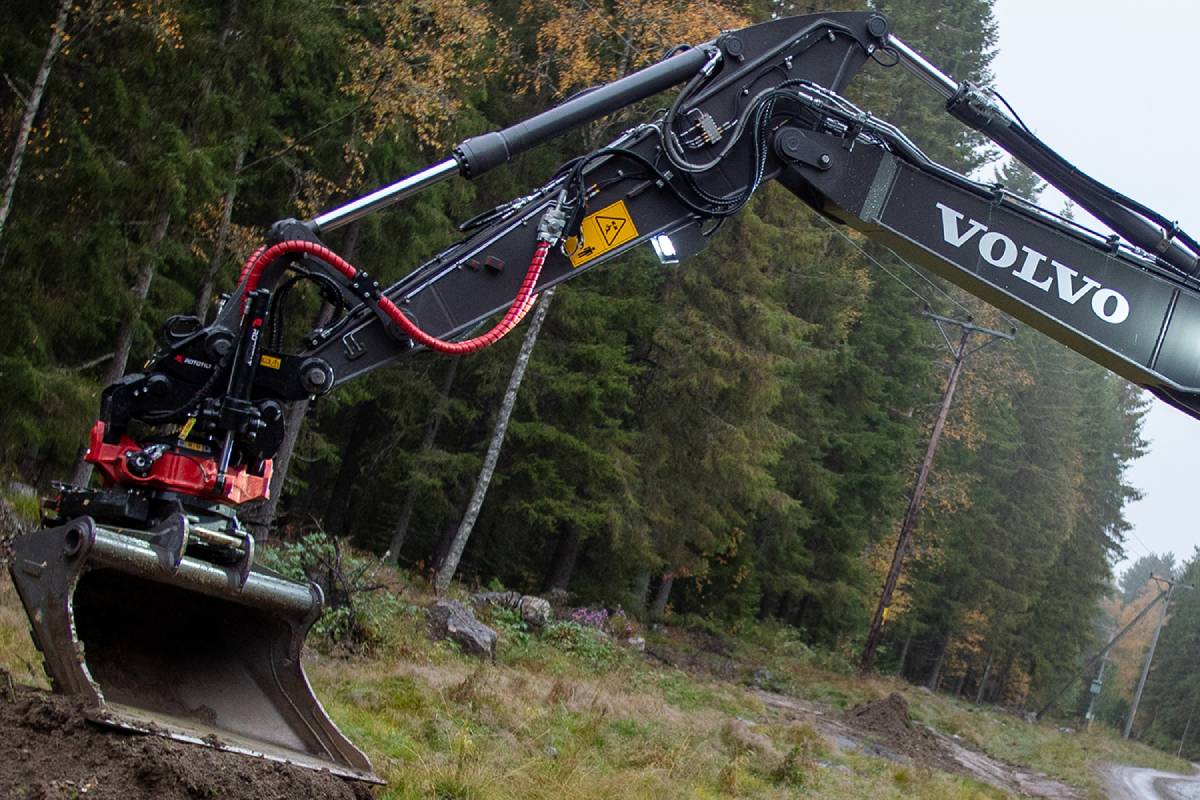 Read more about the article Rototilt und Volvo CE beschreiten global einen gemeinsamen Weg