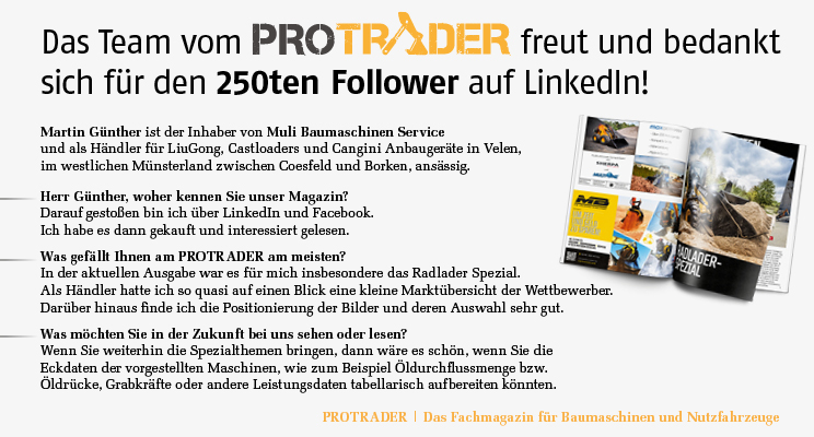 Read more about the article Der 250te Follower auf LinkedIn
