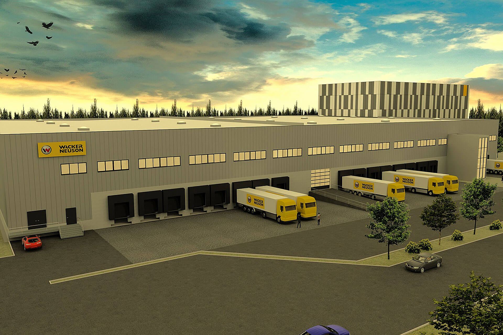 You are currently viewing Wacker-Neuson-Logistikzentrum in Reichertshofen