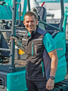 Wesley Elverding, Produktmanager bei Kobelco Europe