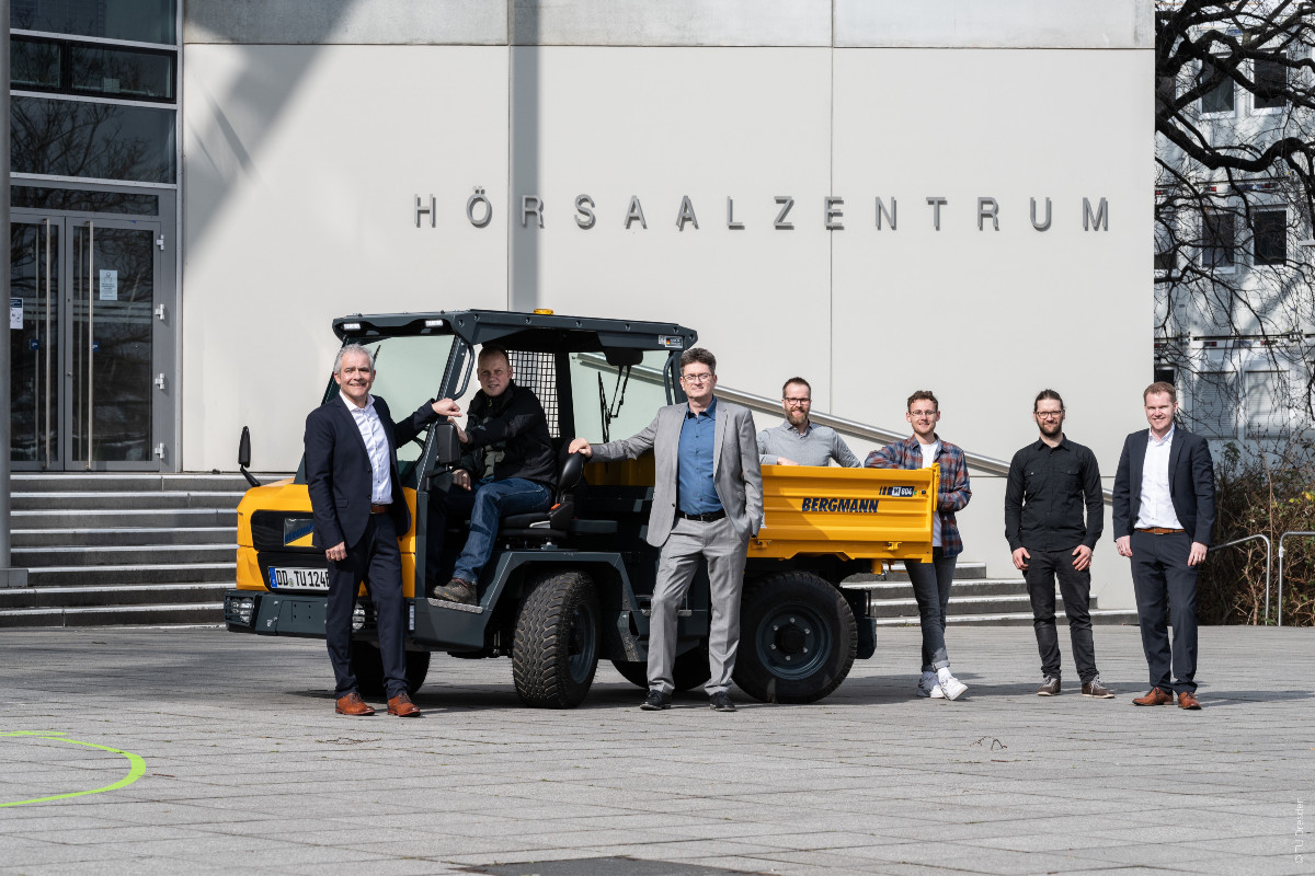 Read more about the article Bergmann E-Dumper an der TU Dresden