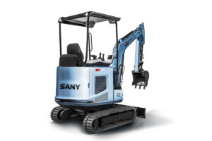 Der erste Minibagger von SANY mit Elektroantrieb: SY19E 