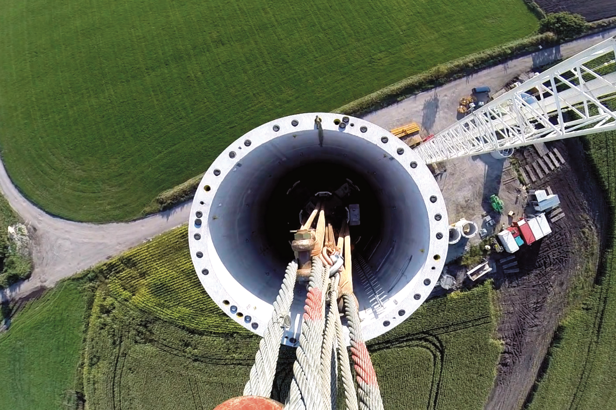 You are currently viewing Merlo Teleskoplader für Windkraftbau