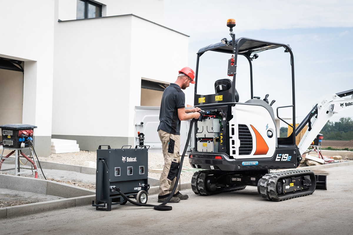 You are currently viewing Bobcat E19e – emissionsfreier Minibagger