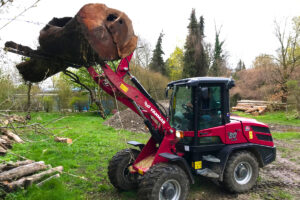 Yanmar Radlader V80 im Zoo Augsburg