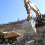 Cat 374 und Cat 772G im Einsatz bei Rygol