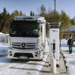 MB eActros im Winter – 100 Prozent stabil