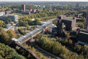 Zwei PERI Baukastensysteme als Gerüstlösung für die Zeche Zollverein