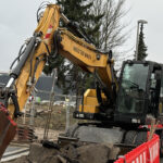 Sany SY155W bei Meister Bach