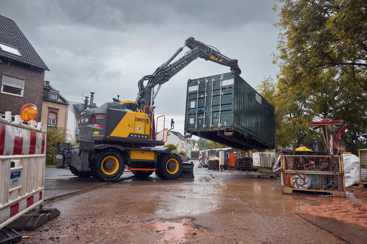 Mehr über den Artikel erfahren Volvo CE – 2 Mobilbagger auf Top-Niveau