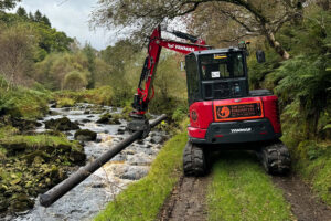 Yanmar Mini- und Midibagger bei Saw Doctors Forestry