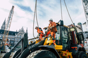 Volvo L120 Electric: vollelektrischer Großradlader im Tunneleinsatz in München