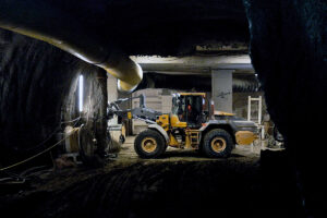 Volvo L120 Electric: vollelektrischer Großradlader im Tunneleinsatz in München