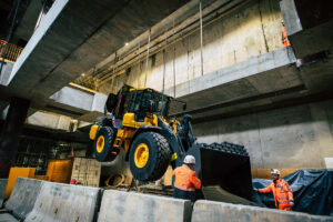 Volvo L120 Electric: vollelektrischer Großradlader im Tunneleinsatz in München