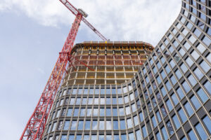 Das Bürohochhaus Upbeat bildet den nördlichen Auftakt der Berliner Europacity