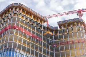 Das Bürohochhaus Upbeat bildet den nördlichen Auftakt der Berliner Europacity