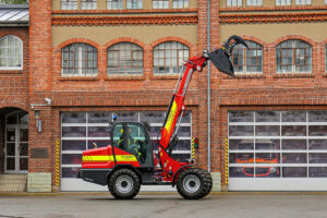 Teleradlader Schäffer 6680 T bei der Feuerwehr Lippstadt