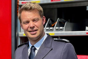 Teleradlader Schäffer 6680 T bei der Feuerwehr Lippstadt