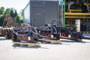 Vier neue Hyundai HL960A Radlader für den Maschinenpark von Berger Bau