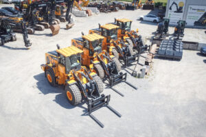 Vier neue Hyundai HL960A Radlader für den Maschinenpark von Berger Bau