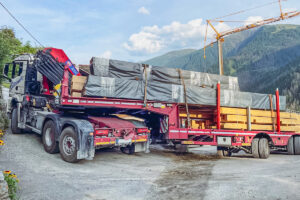 Faymonville Auflieger bei Steiner Transport & Technik