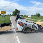 Mit dem Bobcat MT100 400 km nach Augsburg