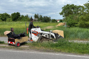 Mit dem Bobcat MT100 400 km nach Augsburg