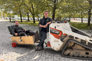 Mit dem Bobcat MT100 400 km nach Augsburg