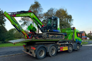 Yanmar SV100-7 im Einsatz bei der Wade Group in Lancashire, England