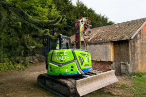 Yanmar SV100-7 im Einsatz bei der Wade Group in Lancashire, England