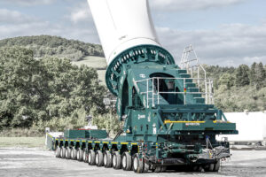 Der Scheuerle BladeLifter G4 im Einsatz für Enercon