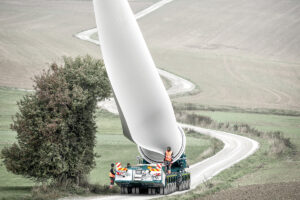 Der Scheuerle BladeLifter G4 im Einsatz für Enercon