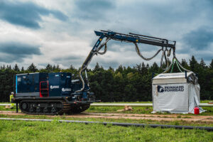Bergmann Hybrid-Schweißraupe U205 im Einsatz bei Reinhard Rohrbau