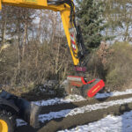 Holp RotoTop am JCB Hydradig im Einsatz bei Andreas Jansen aus Lierschied