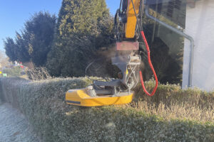 Holp RotoTop am JCB Hydradig im Einsatz bei Andreas Jansen aus Lierschied
