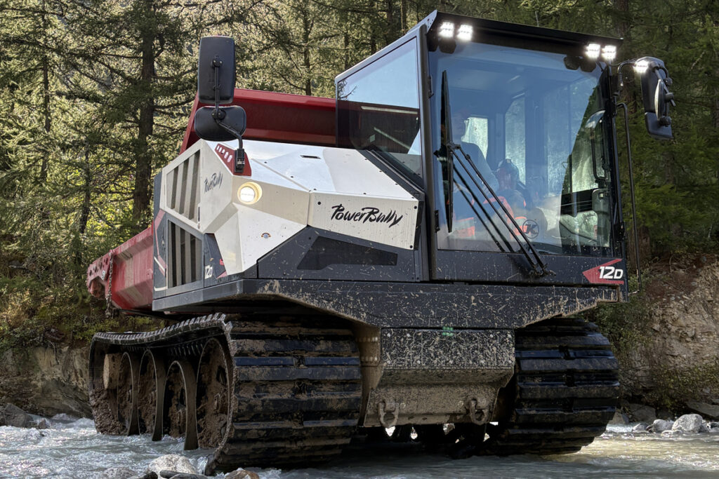 PowerBully 12 D im Einsatz im Lötschental
