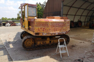 Historischer Liebherr R 901 und moderner R 978 SME