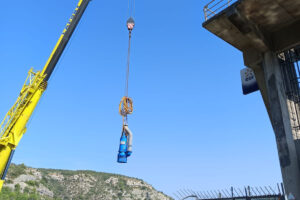 Tsurumi Pumpen im Einsatz in der Verdonschlucht