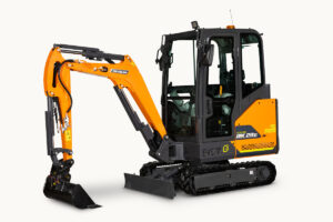 Neuer elektrischer Minibagger DX23E-7 von Develon