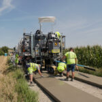 Wirtgen Gleitschalungsfertiger SP 33 in Niederösterreich und im Semmeringtunnel
