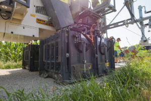 Wirtgen Gleitschalungsfertiger SP 33 in Niederösterreich und im Semmeringtunnel