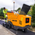 Ammann Minifertiger ABG 1570 und Tandemwalze eARX 26-2 im Wegebau