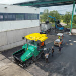 Radfertiger Vögele Super 1803-5 X saniert verwinkelte Fläche