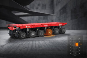 Neue Funktionen für SPMT (Self-Propelled ModularTransporter) von TII Scheuerle