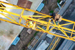 Ein Liebherr Obendreherkran 340 EC-B überzeugte bei Großprojekt in Mülheim