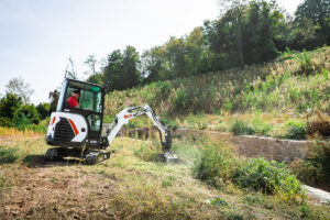 Kompakter Minibagger Bobcat E19 R2
