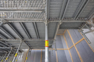 PERI UP Fassadengerüst für Wohn-Hochhaus Meiller Gärten in München