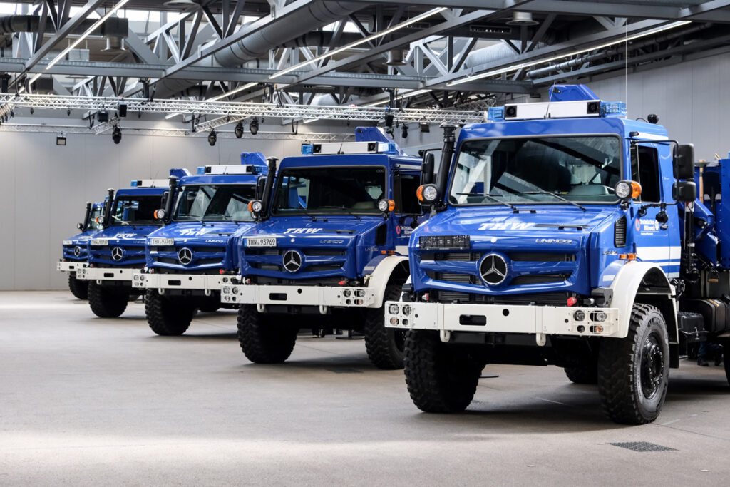 Das THW erhält 66 Unimog U 5025