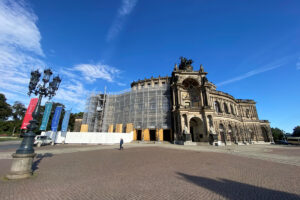 Geda 500 Z/ZP unterstützt laufende Sanierung der Semperoper