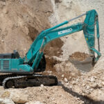 Kobelco Kettenbagger auf der steinexpo 2026